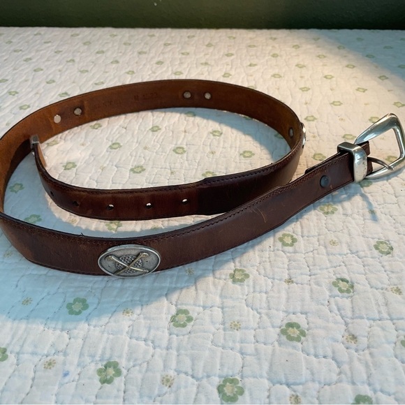 Vintage Leather Sentry Handmade Classic Golf Clubs Belt Medium - Picture 5 of 7